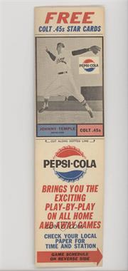 1963 Pepsi-Cola Houston Colt .45s - [Base] - With Tab #_JOTE - Johnny Temple