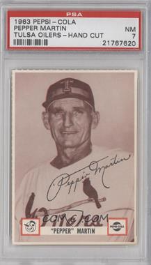 1963 Pepsi-Cola Tulsa Oilers - [Base] #_PEMA - Pepper Martin [PSA 7 NM]