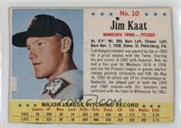 Jim Kaat (Solid Blue Background)