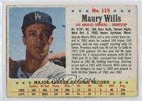 Maury Wills [Poor to Fair]