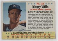 Maury Wills [Poor to Fair]