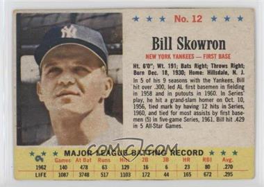 1963 Post - [Base] #12 - Moose Skowron [Poor to Fair]