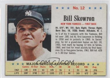 1963 Post - [Base] #12 - Moose Skowron [Authentic]