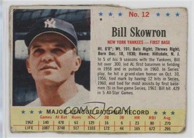 1963 Post - [Base] #12 - Moose Skowron [Poor to Fair]