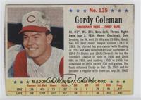 Gordy Coleman [Noted]