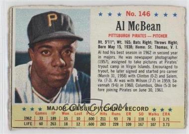 1963 Post - [Base] #146 - Al McBean [Good to VG‑EX]