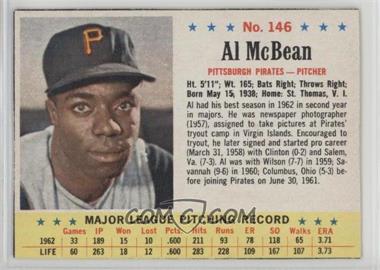 1963 Post - [Base] #146 - Al McBean [Noted]