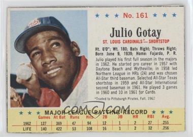 1963 Post - [Base] #161 - Julio Gotay