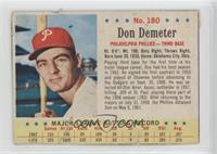 Don Demeter [Poor to Fair]