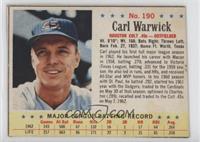 Carl Warwick [Noted]