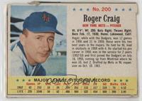 Roger Craig [Good to VG‑EX]