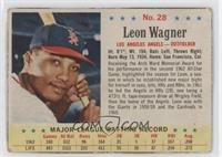 Leon Wagner (Life Avg. .272) [Good to VG‑EX]