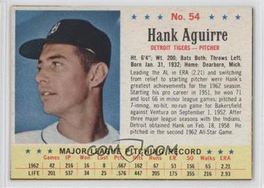 1963 Post - [Base] #54 - Hank Aguirre [Authentic]