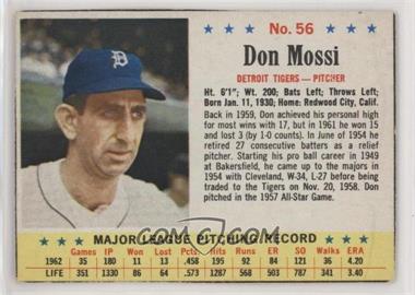 1963 Post - [Base] #56 - Don Mossi