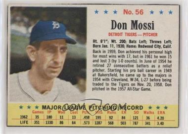 1963 Post - [Base] #56 - Don Mossi