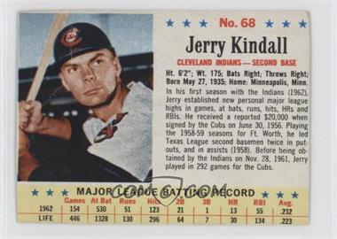 1963 Post - [Base] #68 - Jerry Kindall [Poor to Fair]