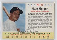 Gary Geiger [Noted]