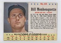 Bill Monbouquette [Authentic]