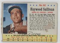 Haywood Sullivan [COMC RCR Poor]