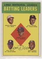 League Leaders - 1962 National League Batting Leaders (Frank Robinson, Stan Mus…