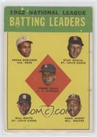 League Leaders - 1962 National League Batting Leaders (Frank Robinson, Stan Mus…