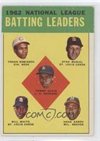 League Leaders - 1962 National League Batting Leaders (Frank Robinson, Stan Mus…