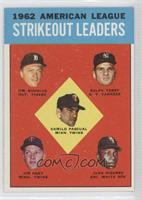 League Leaders - Camilo Pascual, Jim Bunning, Ralph Terry, Jim Kaat, Juan Pizar…