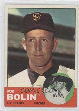 1963 Topps - [Base] #106 - Bob Bolin