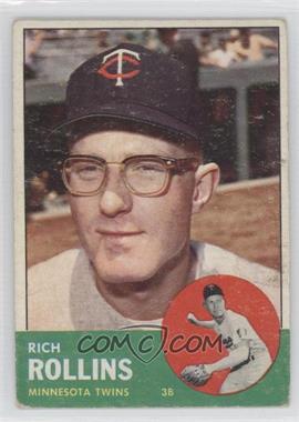 1963 Topps - [Base] #110 - Rich Rollins [Noted]