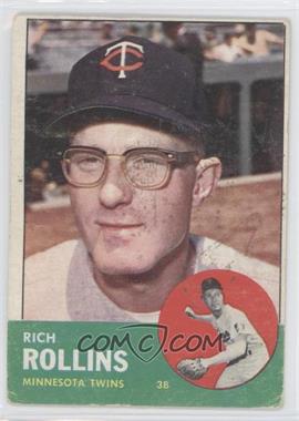 1963 Topps - [Base] #110 - Rich Rollins [Noted]