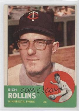 1963 Topps - [Base] #110 - Rich Rollins [Noted]