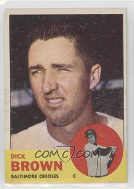 1963 Topps - [Base] #112 - Dick Brown