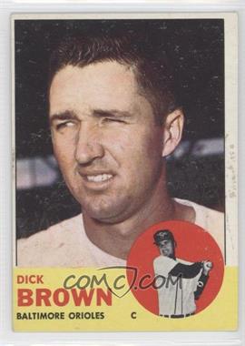 1963 Topps - [Base] #112 - Dick Brown