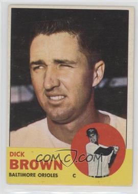 1963 Topps - [Base] #112 - Dick Brown