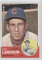 Don Landrum (Ron Santo Pictured)