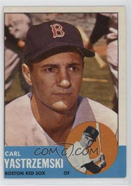 1963 Topps - [Base] #115 - Carl Yastrzemski