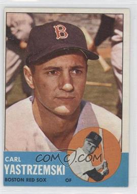 1963 Topps - [Base] #115 - Carl Yastrzemski