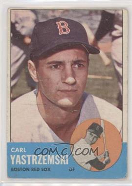 1963 Topps - [Base] #115 - Carl Yastrzemski