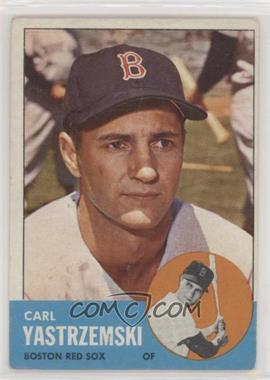 1963 Topps - [Base] #115 - Carl Yastrzemski