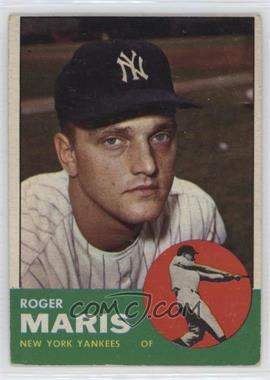 1963 Topps - [Base] #120 - Roger Maris