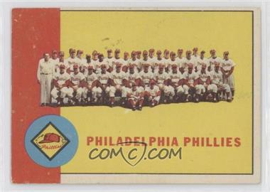 1963 Topps - [Base] #13 - Philadelphia Phillies Team