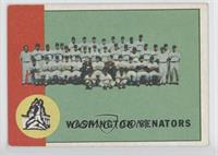 Washington Senators Team [Noted]