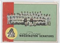 Washington Senators Team [Good to VG‑EX]