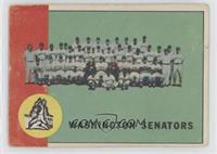 Washington Senators Team [Good to VG‑EX]