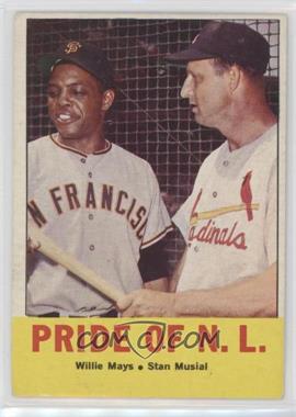 1963 Topps - [Base] #138 - Pride of the N.L. (Willie Mays, Stan Musial)