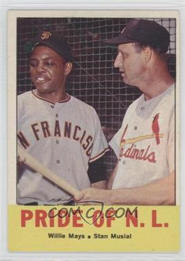 1963 Topps - [Base] #138 - Pride of the N.L. (Willie Mays, Stan Musial)