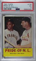 Pride of the N.L. (Willie Mays, Stan Musial) [PSA 5 EX]