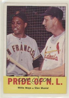 1963 Topps - [Base] #138 - Pride of the N.L. (Willie Mays, Stan Musial)