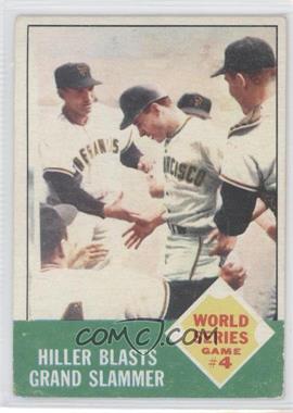 1963 Topps - [Base] #145 - World Series - Chuck Hiller [Good to VG‑EX]