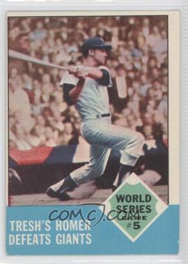 1963 Topps - [Base] #146 - World Series - Tom Tresh